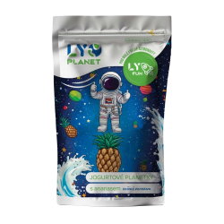 Jogurtové planetky Ananas 20g