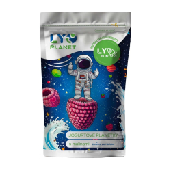 Jogurtové planetky Malina 20g