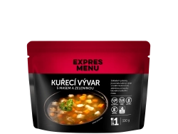 Kuřecí vývar se zeleninou 1P