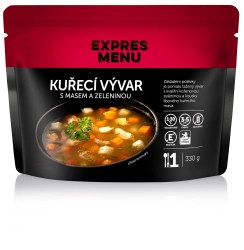 Kuřecí vývar se zeleninou 1P