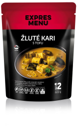 Žluté kari s tofu