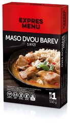 KM Maso dvou barev s rýží