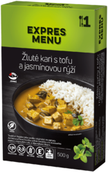 KM Žluté kari s tofu a jasmínovou rýží