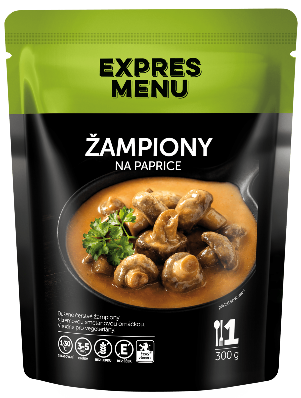 Žampiony na paprice