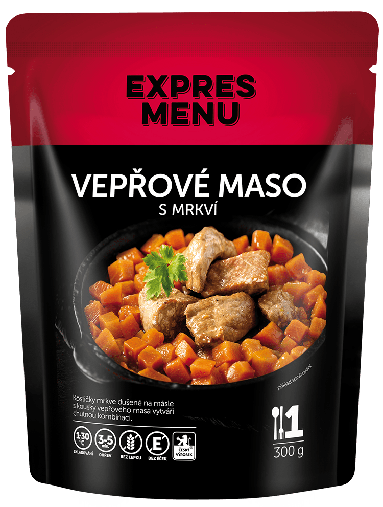 Vepřové maso s mrkví