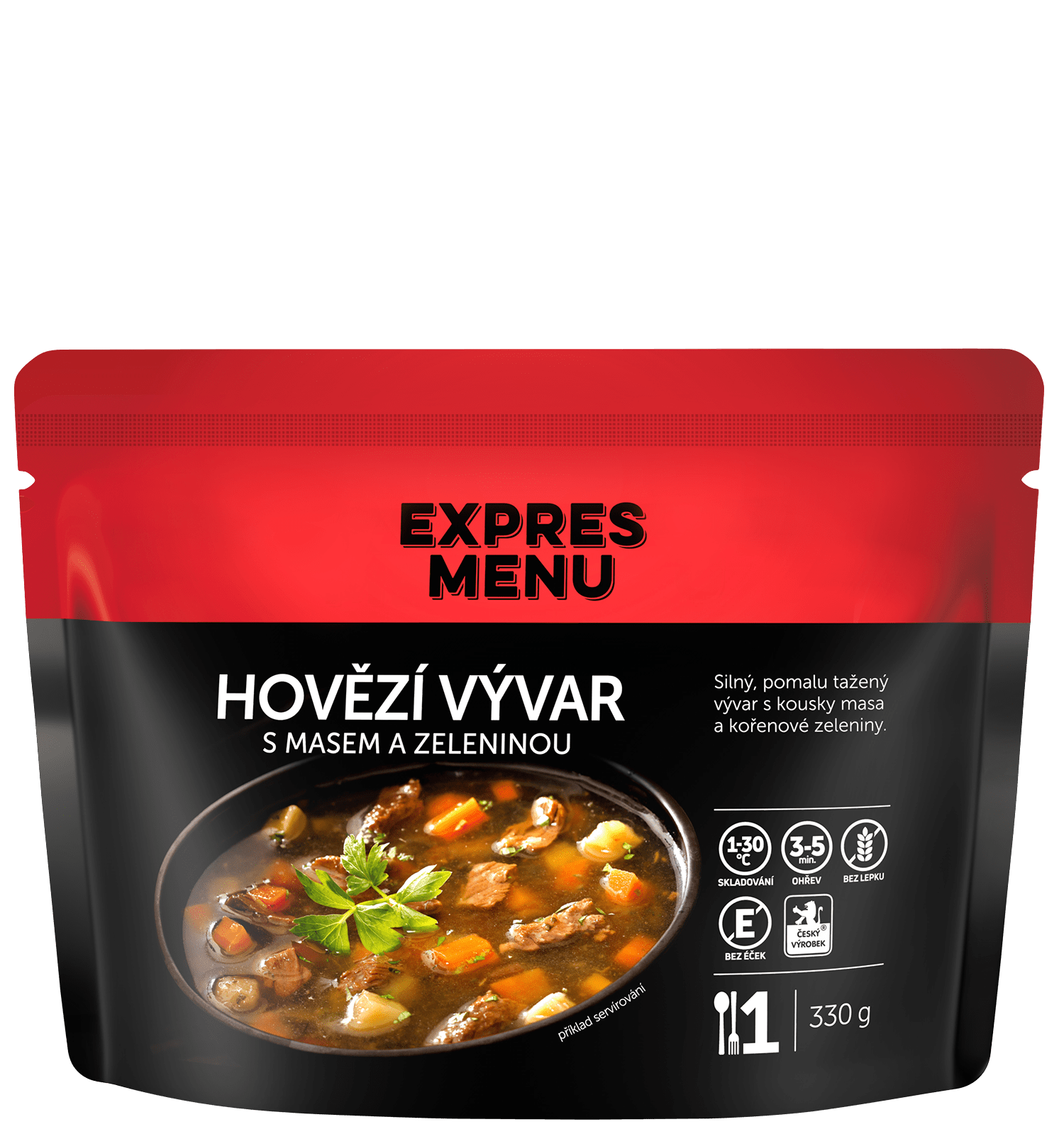 Hovězí vývar se zeleninou