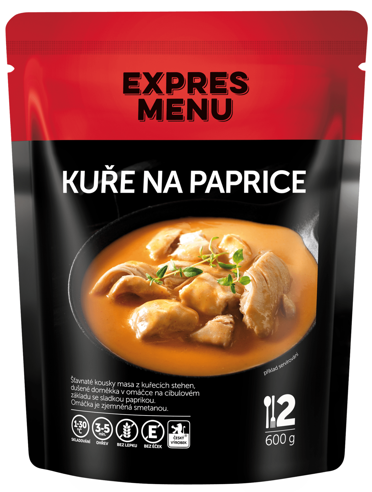 Kuře na paprice
