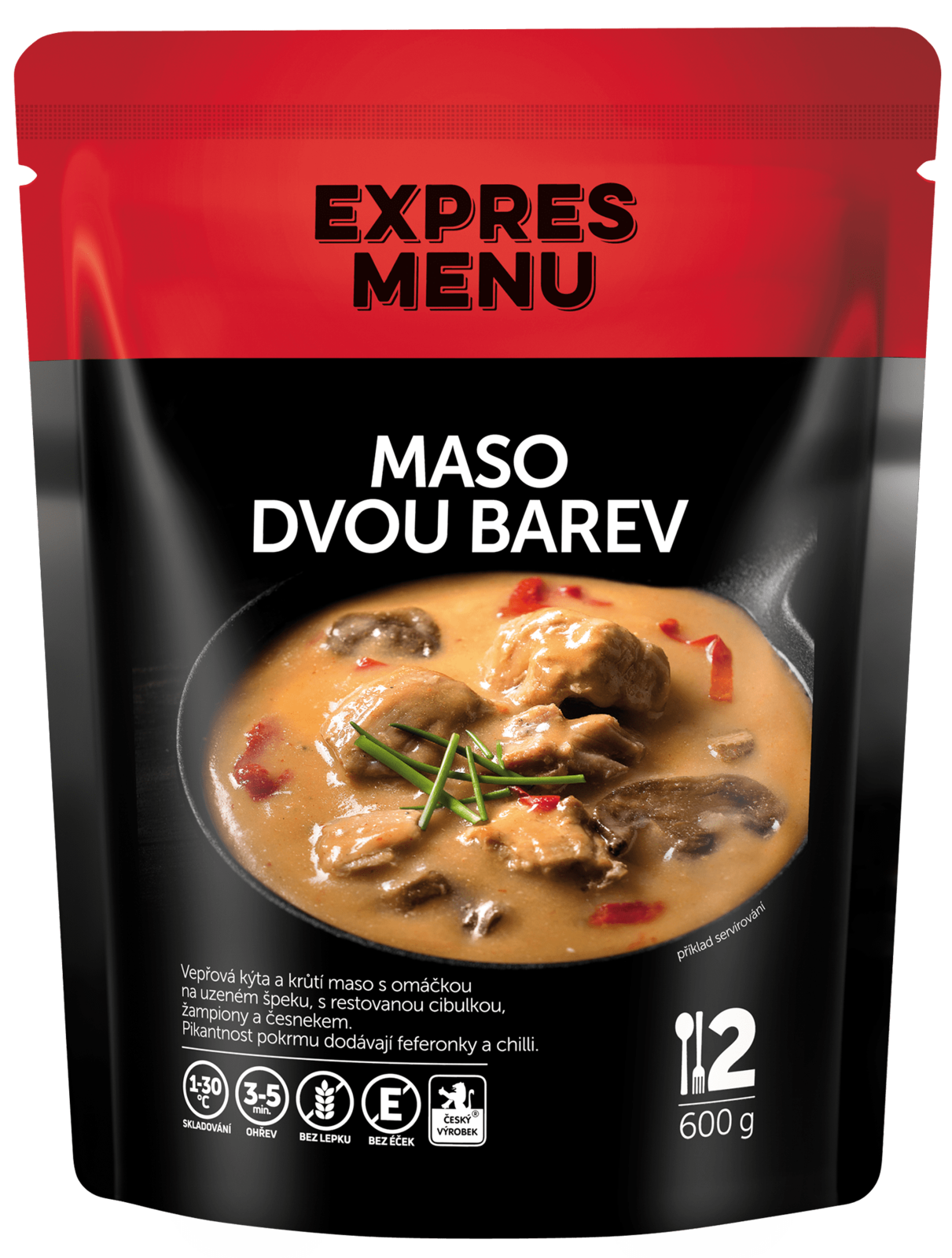 Maso dvou barev