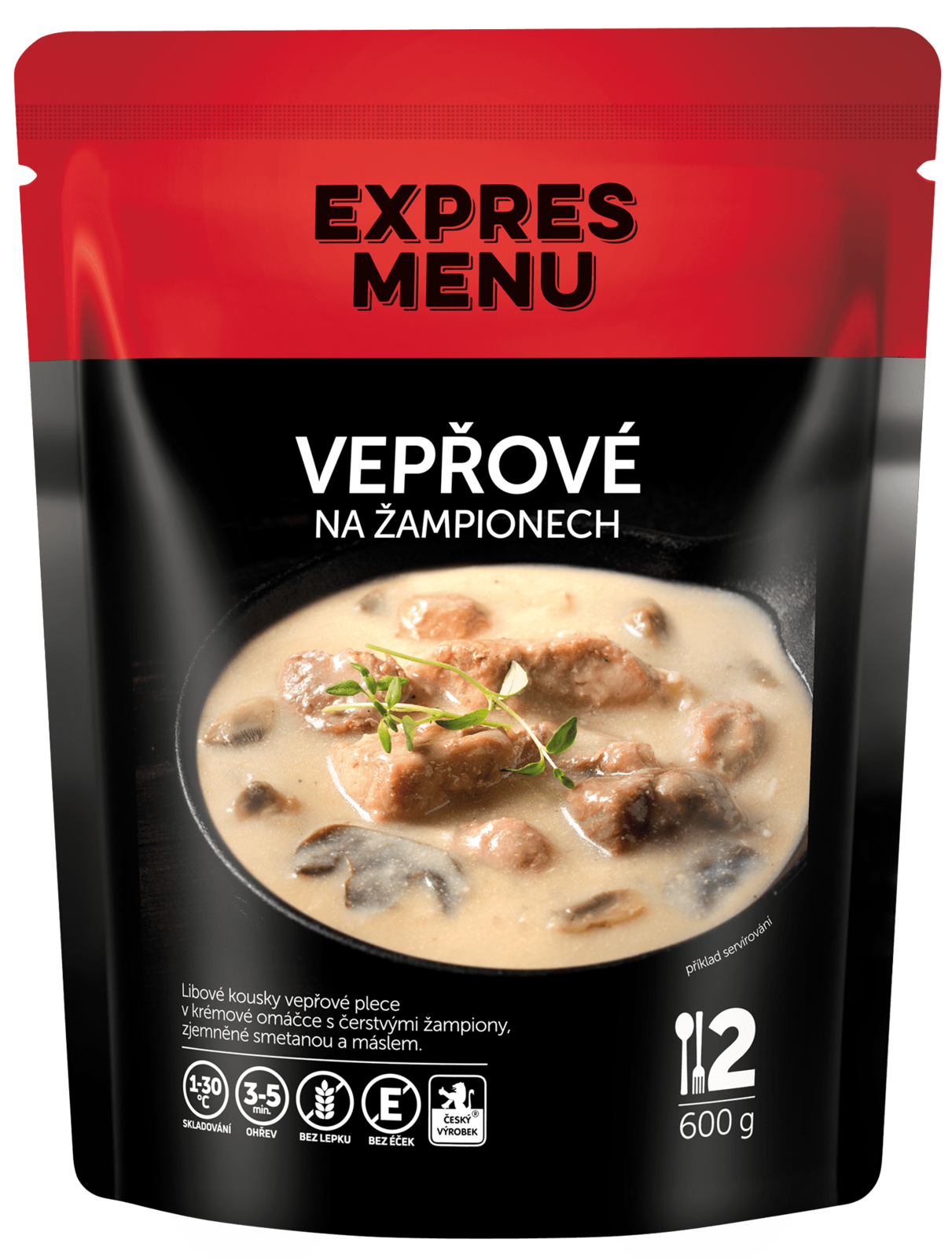 Vepřové na žampionech