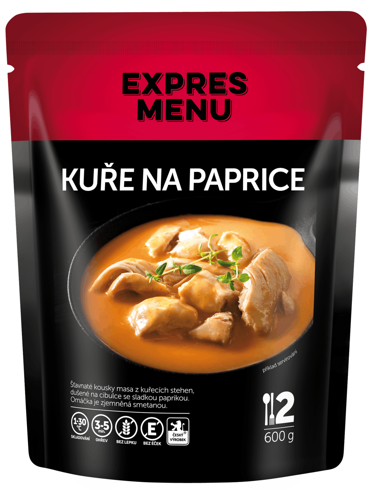Kuře na paprice