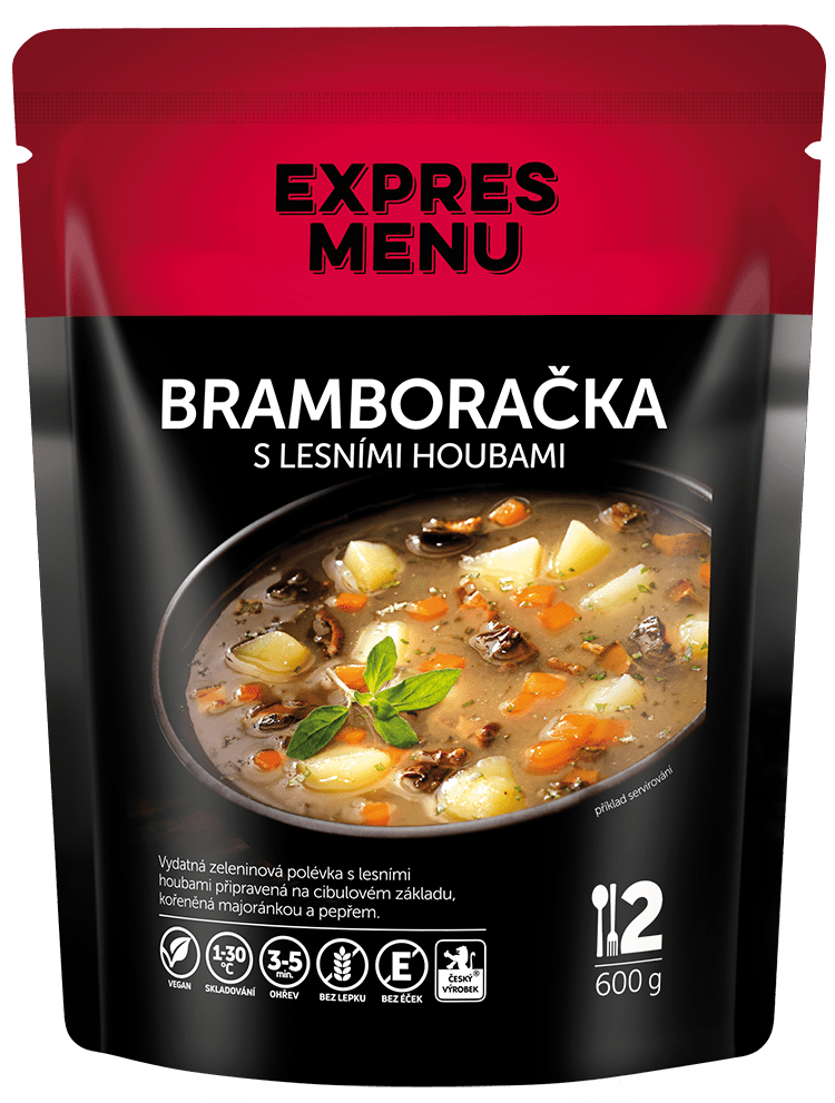 Bramboračka s lesními houbami 2P