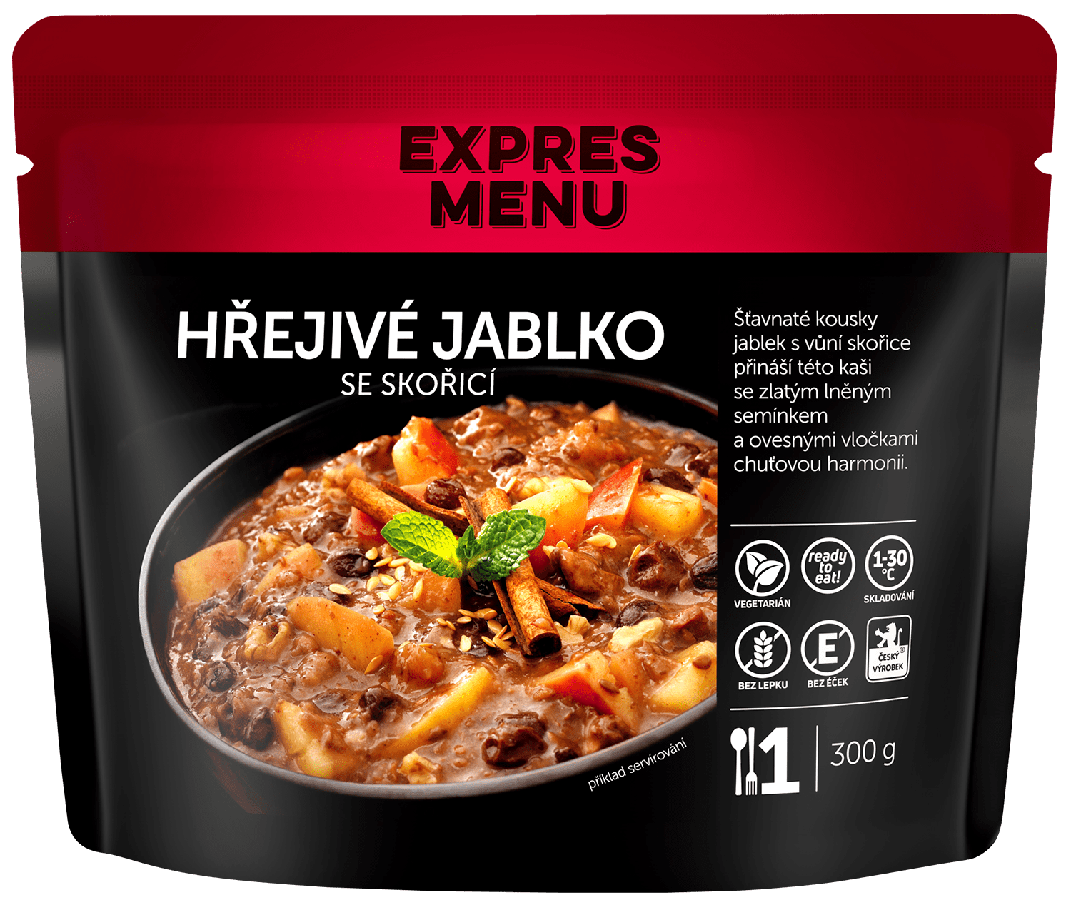Hřejivé jablko se skořicí 1P
