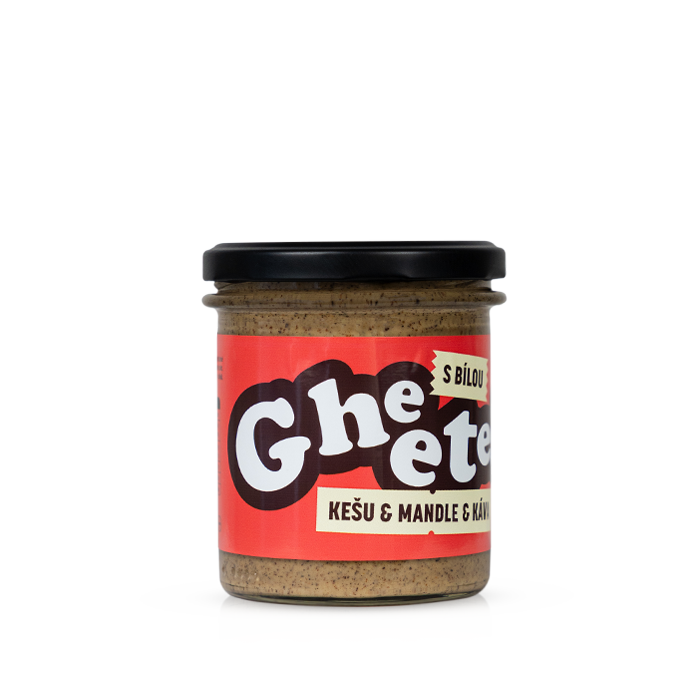 Gheetella 320g Kešu & káva s bílou čokoládou