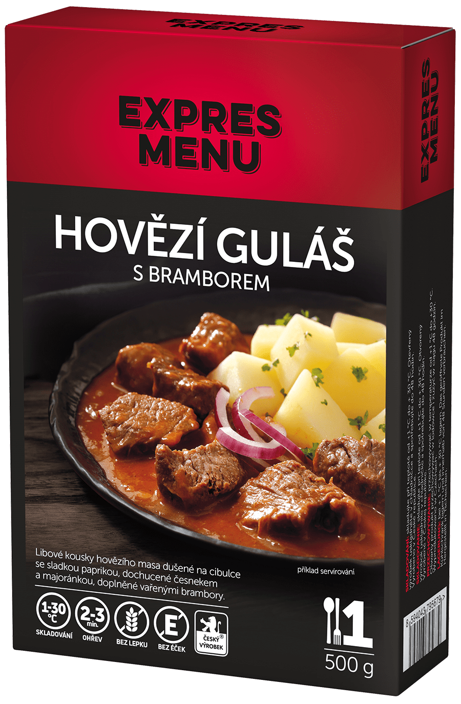 KM Hovězí guláš s bramborem